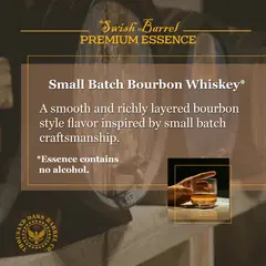 Alcohol-free Small Batch Bourbon Essence inspired by traditional small batch American straight bourbon craftsmanship.