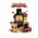 Indian Molasses Whisky Essence 20ml premium flavor concentrate with molasses syrup and glass of dark whisky on the rocks.