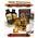 Winter Wheat Bourbon barrel aging kit with American oak barrel, wheated bourbon essence packets, glass of bourbon on ice and complete home aging system