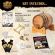 Small Batch Bourbon Whiskey Making Kit contents including American oak aging barrel, premium essence packets, restoration kit, funnels, bung, spigot, storage tablets, and Bootlegger’s Bible guide.