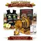 Apple Whiskey Making Kit with oak aging barrel, premium apple whiskey essence, Bootlegger’s Bible guide, fresh apples, cinnamon sticks, and whiskey glass for home infusion and aging.